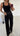(Black) Stitch Trim Pant