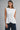 Tailored Button Front Vest Jacket - WHITE