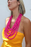 Pink Beads Necklace