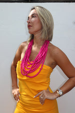 Pink Beads Necklace