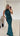 Hunter Green OpenBack Satin Dress