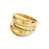 Double Tone Martina Ring FULL GOLD