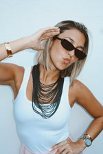 Black Strings Necklace