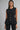 Tailored Button Front Vest Jacket - BLACK