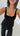 Black Linen Blend Peplum Set 45