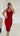 Red Bandage Midi Dress