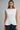Tailored Button Front Vest Jacket - WHITE