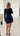 Navy - Muse Long Sleeve Mini Dress