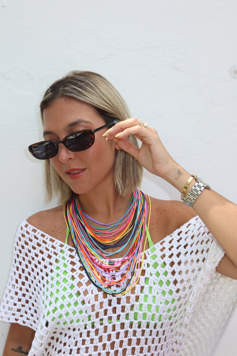 MultiColor String Necklace
