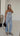 Blue - Strapless Barrel Jumpsuit