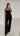 Black Linen Blend Peplum Set 45