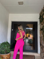 Pink Vest + Pant Set