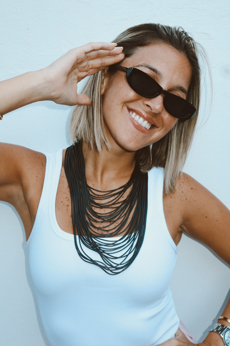Black Strings Necklace