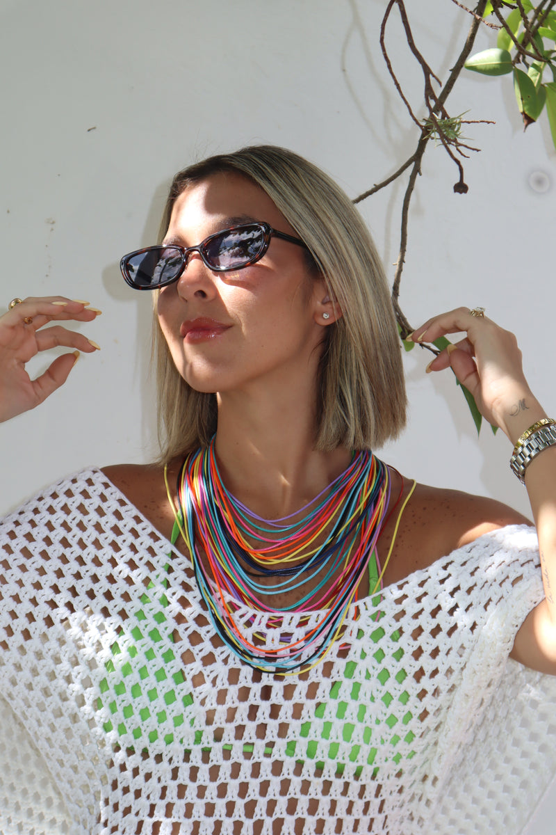MultiColor String Necklace