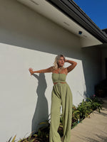 Sage CutOut Jumpsuit