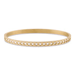 Rhinestones Gold Bangles