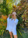 Linen Kimono Blouse