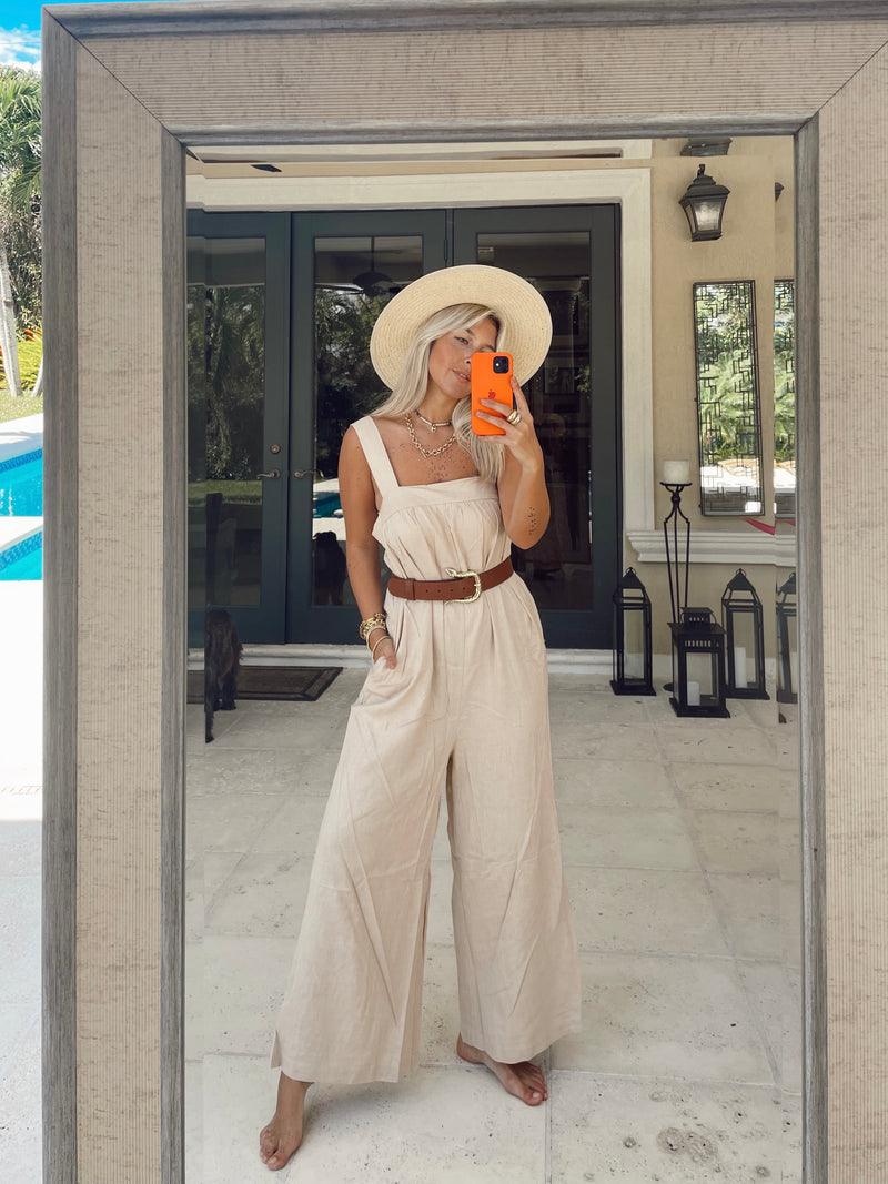 Linen Oversized Jumpsuit