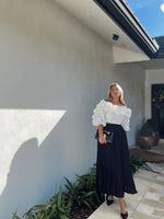 Black Pleated Skirt