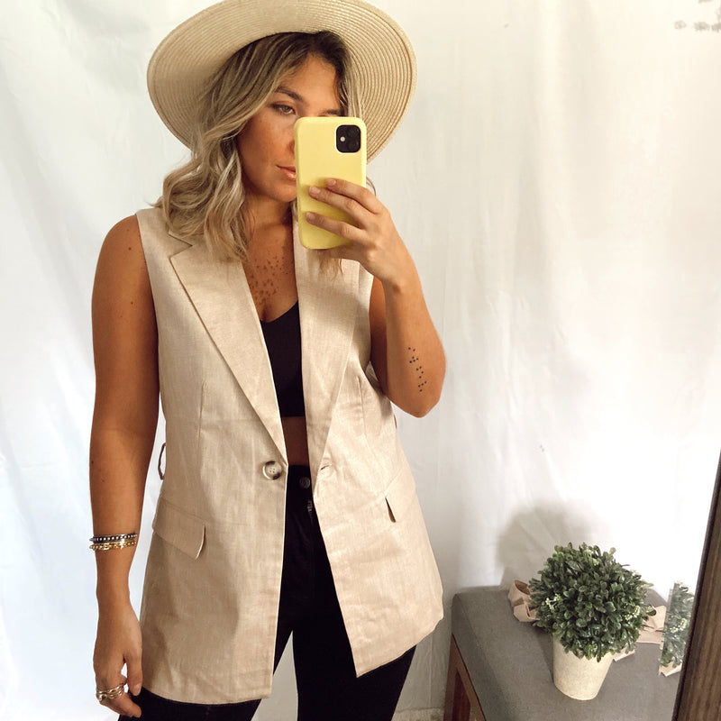 Eda Linen Blazer