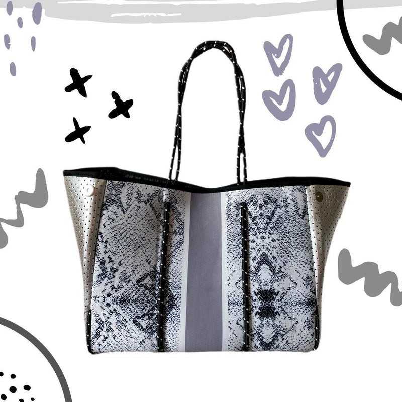 Ana Tote in Silver