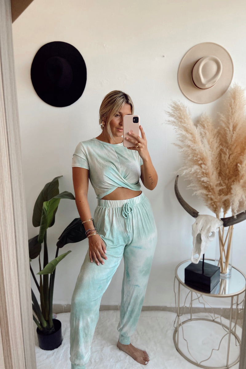 Mint TieDye Set