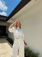 White Lace Blouse