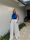 Satin Wide Leg Pant