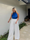 Satin Wide Leg Pant