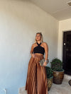 Gold Pleated Pant