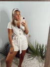 Clara Linen Romper