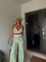 Mint Bra and Pant Set