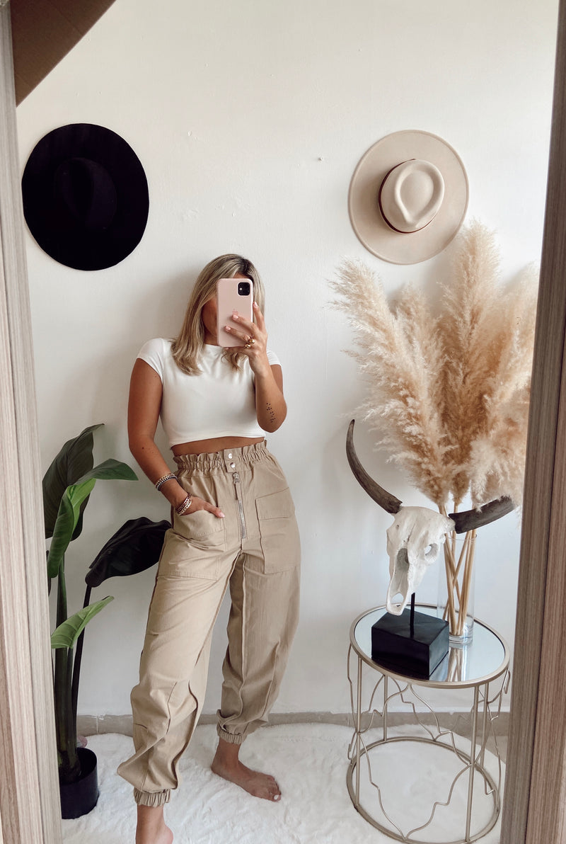 Khaki Cargo Pants