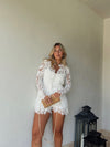 Santana Lace Set White