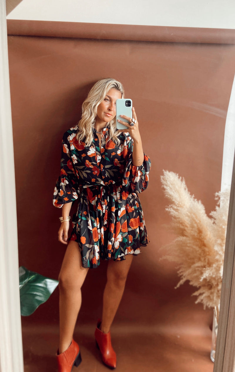 Floral Mini Dress