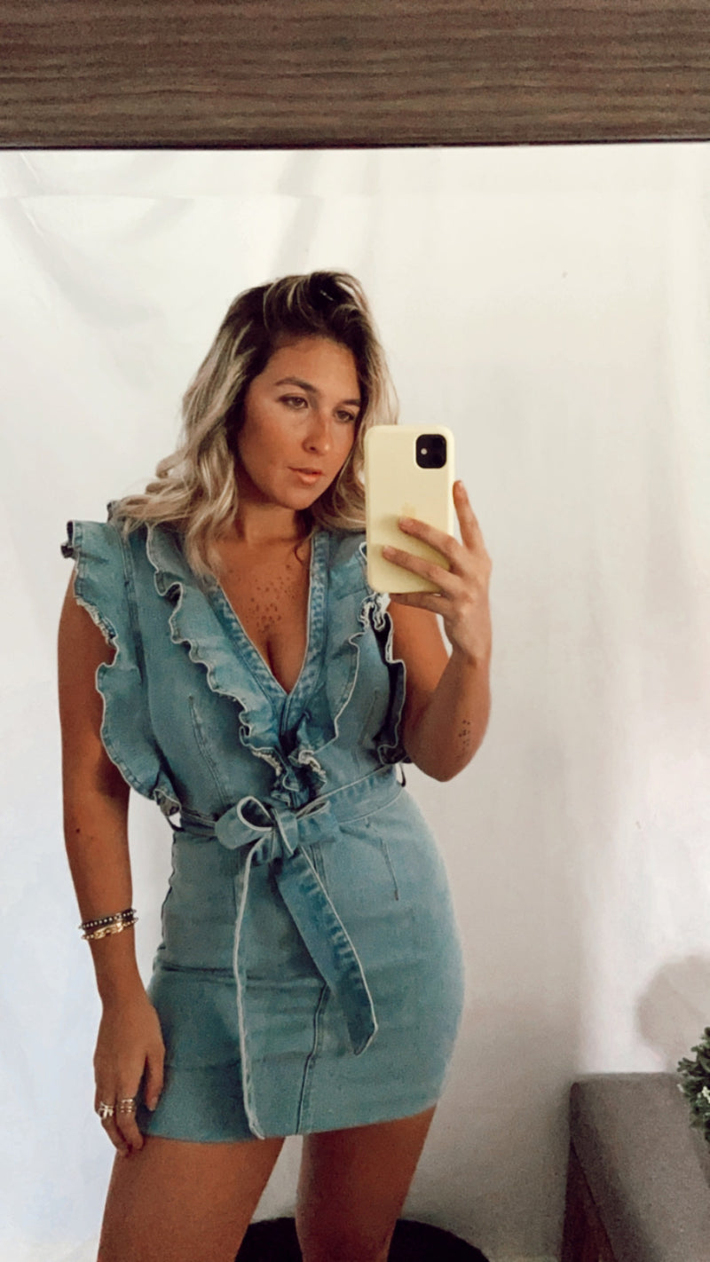 Olivia Denim Dress