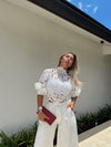 White Lace Blouse